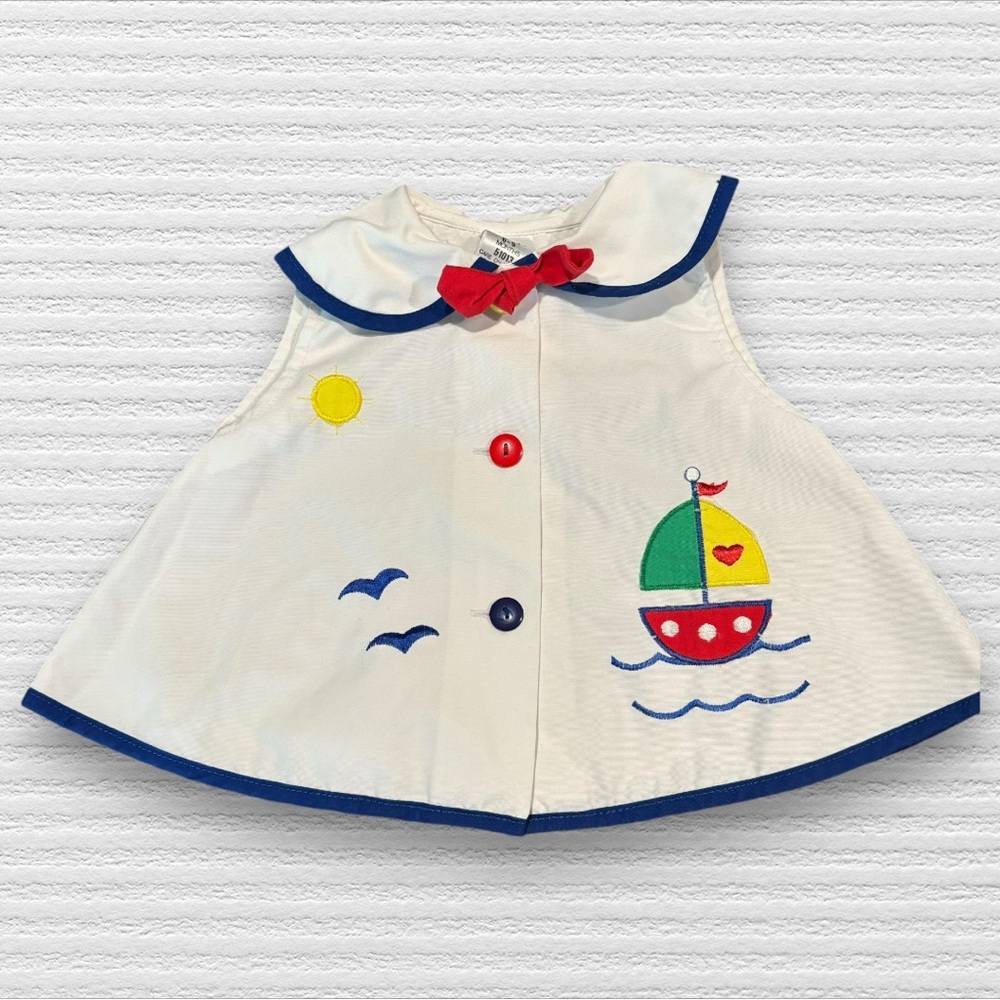 Vintage Primary Sailboat Top